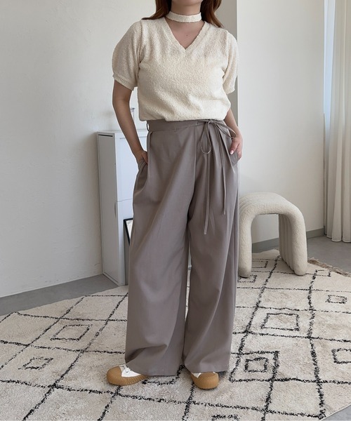 マロン様専用】TO BE CHIC サマーニット リボン チュニック