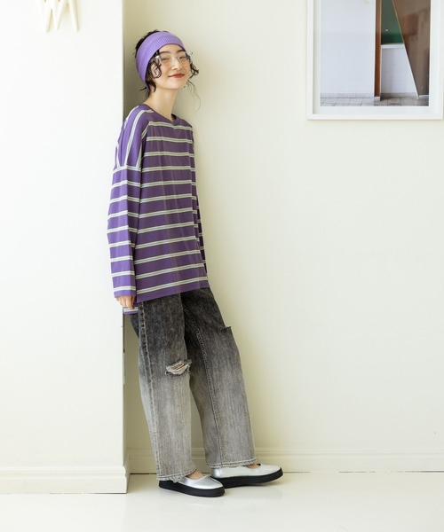 niko and...（ニコアンド）の「【NKJ 2024AW】ASSORT STRAIGHT DENIM（デニムパンツ・レディース・ブルー/ライトブルー/ブラック・LARGE/MEDIUM）」の5枚目の写真
