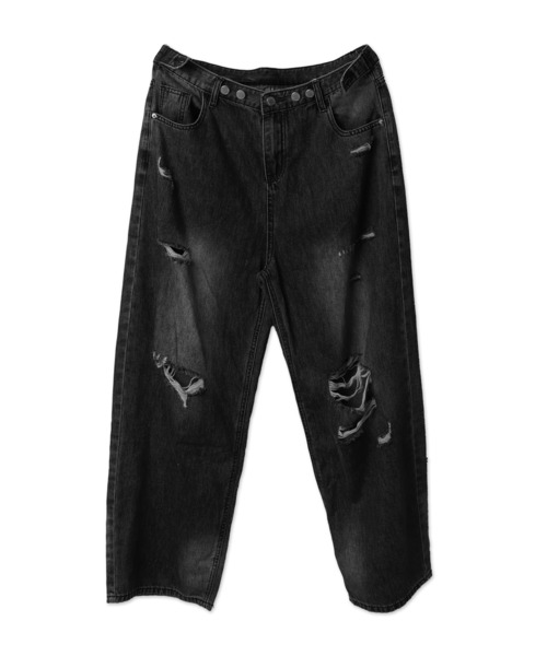 Dall clothing バギーフィットダブルニーデニム　size:L Muzine/無尽/Baggy Fit/バギーフィット/Doubleknee/ダブルニー