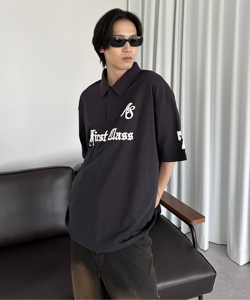 sedacle（セダクル）の「エンボスロゴポロシャツ（Tシャツ/カットソー・メンズ・アイボリー/チャコールグレー/ピンク・SMALL/MEDIUM/LARGE）」の16枚目の写真