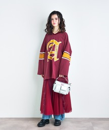 ANNA SUI NYC | ビッグAプリントゲームシャツ(Tシャツ/カットソー)