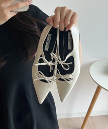 RiLi（リリ）の「ポインテッドリボンパンプス【RL】（パンプス）」