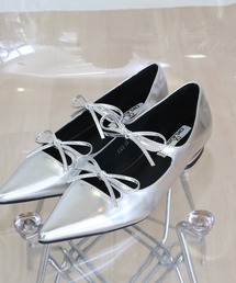 RiLi（リリ）の「ポインテッドリボンパンプス【RL】（パンプス）」