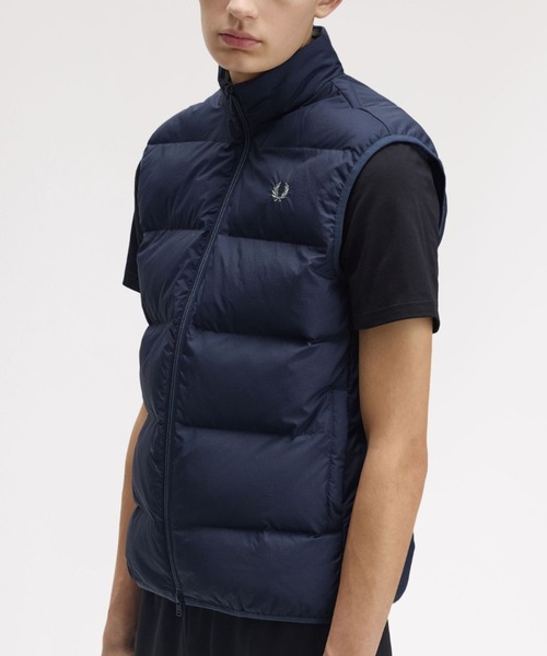 フレッドペリーInsulated Gilet ダウンベスト FRED PERRY ダウンベスト ベスト Insulated Gilet