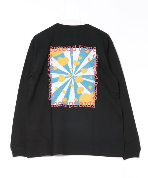 sunny branch(サニーブランチ)の「★Spread Love★オリジナルプリント L/S T(Tシャツ/カットソー・レディース・ブラック/ホワイト・LARGE/MEDIUM)」の3枚目の写真