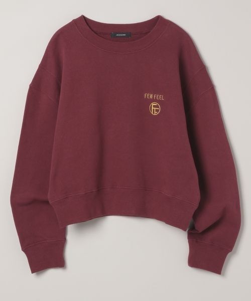 JEANASIS（ジーナシス）の「ポイントシシュウロゴウラケプルオーバー/149827（スウェット・レディース・ブラック/グレー/ボルドー・FREE）」の3枚目の写真