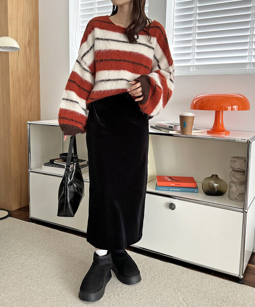 DISCOAT（ディスコート）の「【秋冬の足元をオシャレに♪】フェイクムートンブーツ《WEB限定カラーあり》（ブーツ・レディース・ブラック/キャメル/グレー・SMALL/MEDIUM/LARGE/X-LARGE）」の20枚目の写真