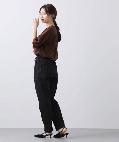 Gready Brilliant（グレディブリリアン）の「Ｔｕａｓ刺繍ロゴTシャツ（Tシャツ/カットソー・レディース・ブラウン/オフホワイト・38）」の13枚目の写真