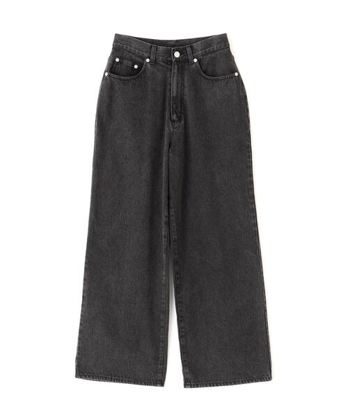 PROPORTION BODY DRESSING（プロポーションボディドレッシング）の「ワイドストレートデニム / 1214230905（デニムパンツ・レディース・ブルー/ブラック・MEDIUM/SMALL）」の3枚目の写真