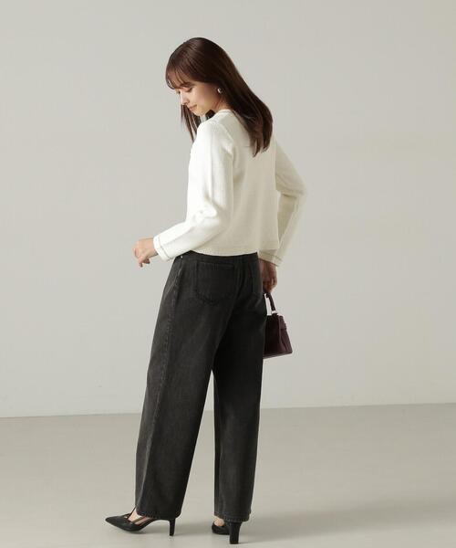 PROPORTION BODY DRESSING（プロポーションボディドレッシング）の「ワイドストレートデニム / 1214230905（デニムパンツ・レディース・ブルー/ブラック・MEDIUM/SMALL）」の10枚目の写真