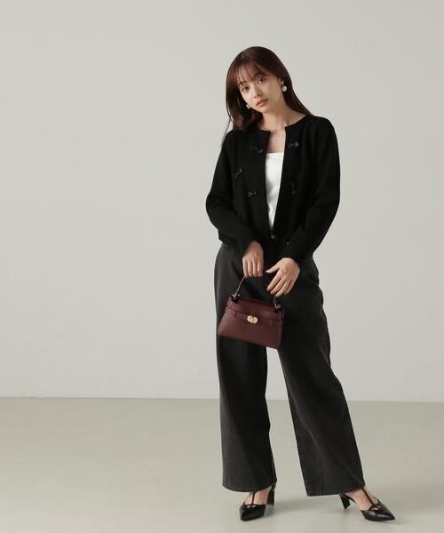 PROPORTION BODY DRESSING（プロポーションボディドレッシング）の「ワイドストレートデニム / 1214230905（デニムパンツ・レディース・ブルー/ブラック・MEDIUM/SMALL）」の11枚目の写真