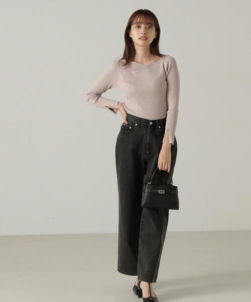 PROPORTION BODY DRESSING（プロポーションボディドレッシング）の「ワイドストレートデニム / 1214230905（デニムパンツ・レディース・ブルー/ブラック・MEDIUM/SMALL）」の13枚目の写真