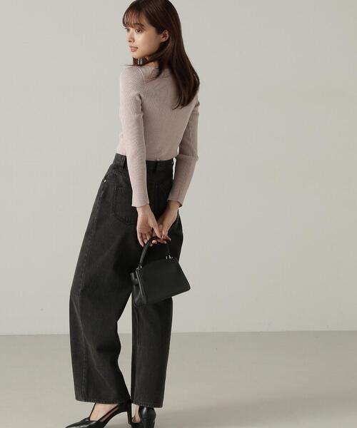 PROPORTION BODY DRESSING（プロポーションボディドレッシング）の「ワイドストレートデニム / 1214230905（デニムパンツ・レディース・ブルー/ブラック・MEDIUM/SMALL）」の14枚目の写真