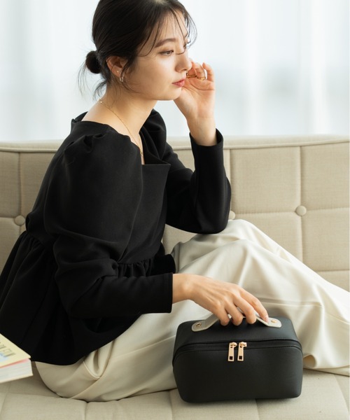 取り外し可能ポーチ付き／180度開く】Rename ハンドル付き ヨコ型