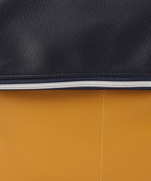 COMME　CA COMMUNE（コムサコミューン）の「バイカラー ショルダーバッグ（ショルダーバッグ・メンズ・ブラック×グリーン/チャコールグレー×ブラック/イエロー系その他/ブラック×ブルー・FREE）」の14枚目の写真