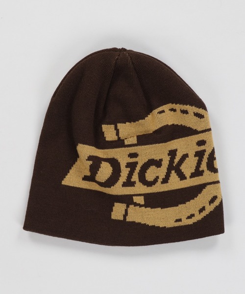 Dickies(ディッキーズ)の「【Dickies / ディッキーズ】ロゴシングルニットキャップ ニット帽(ニットキャップ/ビーニー・メンズ・ブラック/ブラウン・ONESIZE)」の2枚目の写真