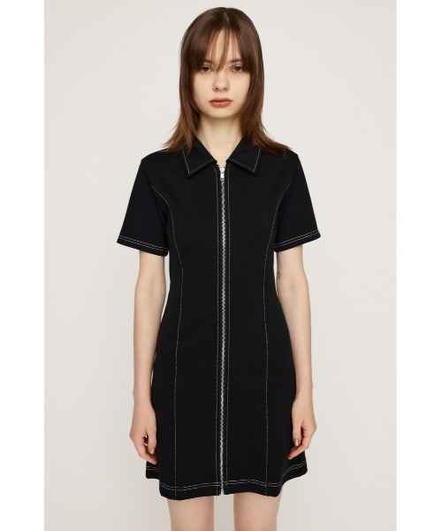 セール】FRONT ZIP BACK OPEN S/OP フロント ジップ バック