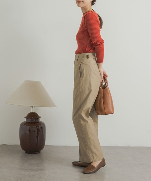 【セール】サイドベルトストレートパンツ(その他パンツ)|URBAN RESEARCH DOORS(アーバンリサーチドアーズ) 【セール】サイドベルトストレートパンツ(その他パンツ)|URBAN RESEARCH DOORS(アーバンリサーチドアーズ)