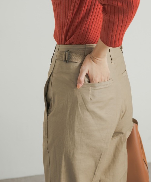 【セール】サイドベルトストレートパンツ(その他パンツ)|URBAN RESEARCH DOORS(アーバンリサーチドアーズ) 【セール】サイドベルトストレートパンツ(その他パンツ)|URBAN RESEARCH DOORS(アーバンリサーチドアーズ)