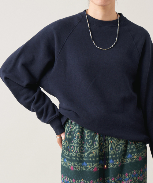 IENA LA BOUCLE(イエナラブークル)の「IENA LA BOUCLE 吊り裏毛ドルマンスウェット(スウェット・レディース・ネイビー/チャコールグレー・FREE)」の2枚目の写真