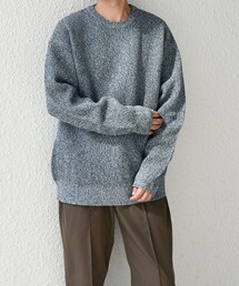 SHIPS any: 〈手洗い可能〉メランジ カラー ミックス リラックス プルオーバー ニット◇