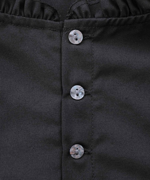 somari imagination(ソマリ イマジネーション)の「『ショルダーギャザーブラウス』(シャツ/ブラウス・レディース・ブラック/オフホワイト・2/1)」の10枚目の写真