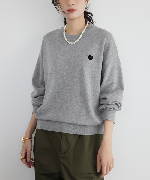 PING 長袖　刺繍　プルオーバー　ニット　セーター PING ニット セーター 「PING APPAREL」10カラークルーネックニット