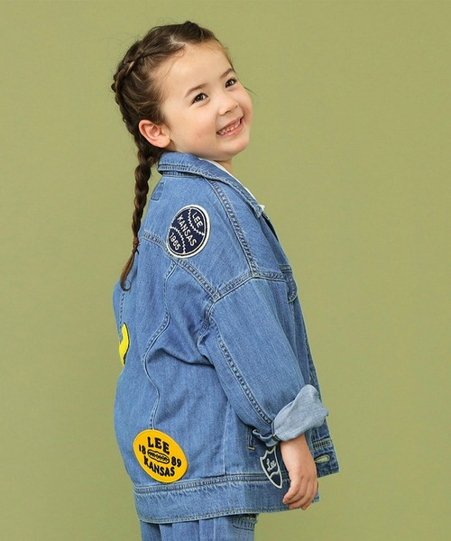 Lee（リー）の「Lee/リー【110-150cm】キッズ ルーズデニムジャケット ワッペン パッチワーク（デニムジャケット・キッズ・その他・110/120/130/140/150）」の16枚目の写真