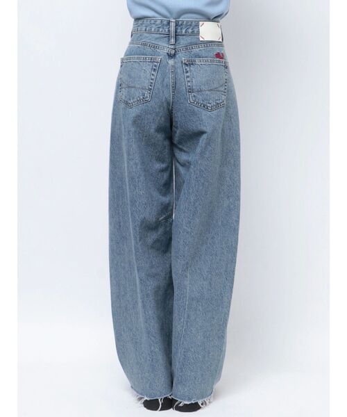 jouetie(ジュエティ)の「【Something ×PosTokyo】PANEL BALLON WIDE DENIM(デニムパンツ・レディース・ブラック/インディゴブルー/ブルー・SMALL/MEDIUM)」の20枚目の写真