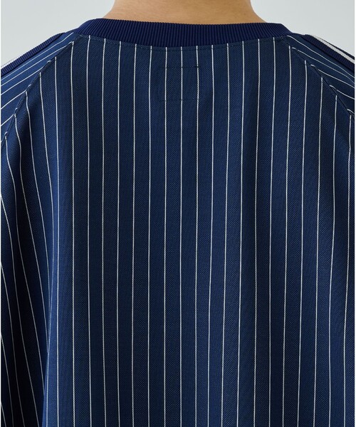 Needles（ニードルス）の「【Needles/ニードルズ】STUDIOUS別注Track L/S Crew Nack（ジャージ・メンズ・ネイビー/ブラック・XL/L/M）」の16枚目の写真