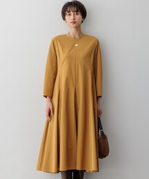 セール】【洗える】モノクロトーンプリント ワンピース
