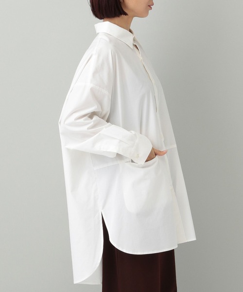 e/rm(イーアールエム)の「【e/rm】エステネージュストライプシャツ(シャツ/ブラウス・レディース・グリーン系その他3/アイボリー/ブラック/ブルー系その他3・FREE)」の16枚目の写真