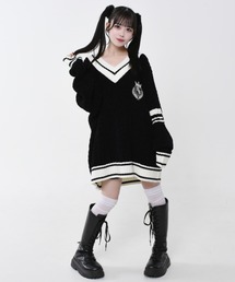 未使用 TRAVAS TOKYO セーラーカラーPコート エンブレムワッペン付き TRAVAS TOKYO（トラバス トウキョウ）の「『TRAVAS TOKYO