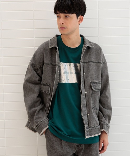 セール】カットオフデニムジャケット / 140348（デニムジャケット