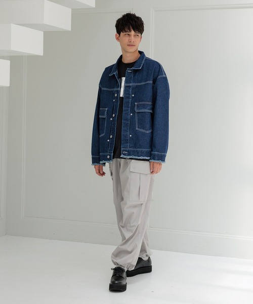 セール】カットオフデニムジャケット / 140348（デニムジャケット