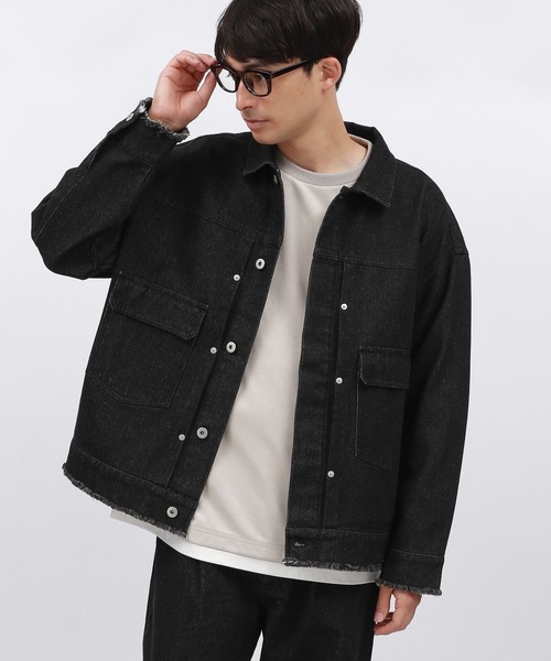 セール】カットオフデニムジャケット / 140348（デニムジャケット