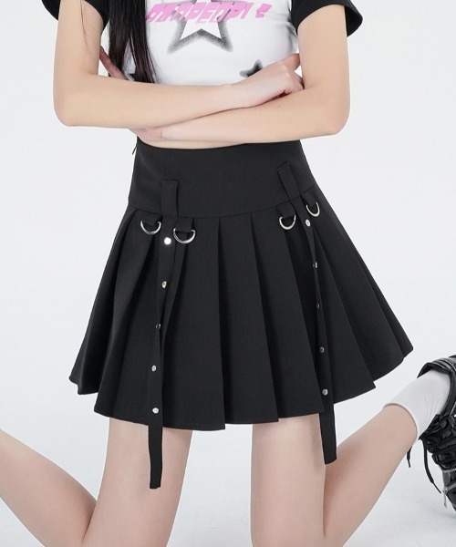 Sibra（シブラ）の「プリーツスカート　インナーパンツ付（スカート・レディース・ブラック/グレー・M）」の6枚目の写真