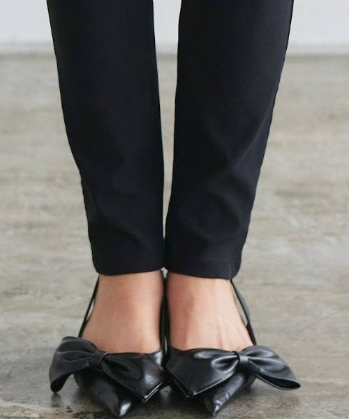 限定SALE⭐︎新品hitomi ribbon tuck pants ブラック　S RASW]タフタラップパンツ | 【公式】Pierrot（ピエロ