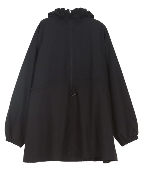 KOBE LETTUCE（コウベレタス）の「選べる2タイプ 撥水加工パッカブルマウンテンパーカー（パーカー・レディース・ブラック/ブラック系・M/M1）」の22枚目の写真