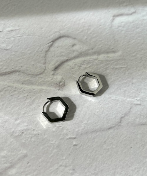 ciite'(シーテ)の「【 金属アレルギー対応 】 ペンタゴンピアス サージカルステンレス (両耳用)(ピアス(両耳用)・レディース・ピンクゴールド/ゴールド/シルバー・FREE)」の22枚目の写真