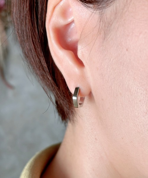 ciite'(シーテ)の「【 金属アレルギー対応 】 ペンタゴンピアス サージカルステンレス (両耳用)(ピアス(両耳用)・レディース・ピンクゴールド/ゴールド/シルバー・FREE)」の7枚目の写真