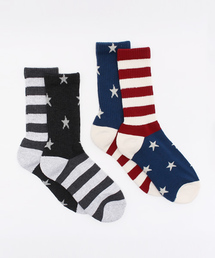 Champion | 2足1セット 左右非対称デザイン ユニセックス チャンピオン ソックス Champion Socks CMSBG005(ソックス/靴下)