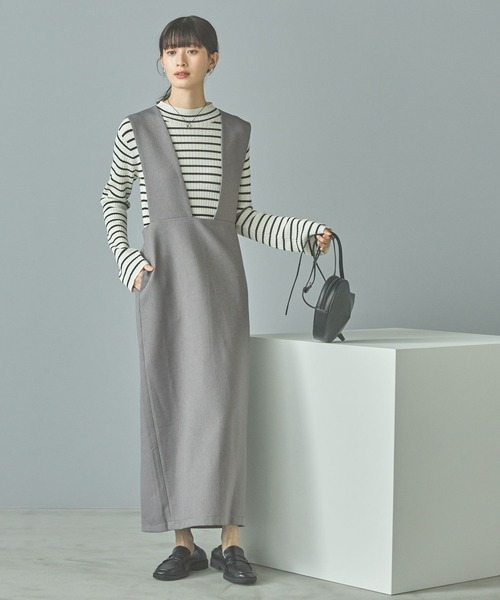 LAKOLE(ラコレ)の「ウールライクサロペット / 151103(サロペット/オーバーオール・レディース・ブラック/ブラウン/グレー・SMALL/MEDIUM)」の8枚目の写真