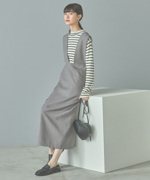 LAKOLE(ラコレ)の「ウールライクサロペット / 151103(サロペット/オーバーオール・レディース・ブラック/ブラウン/グレー・SMALL/MEDIUM)」の13枚目の写真