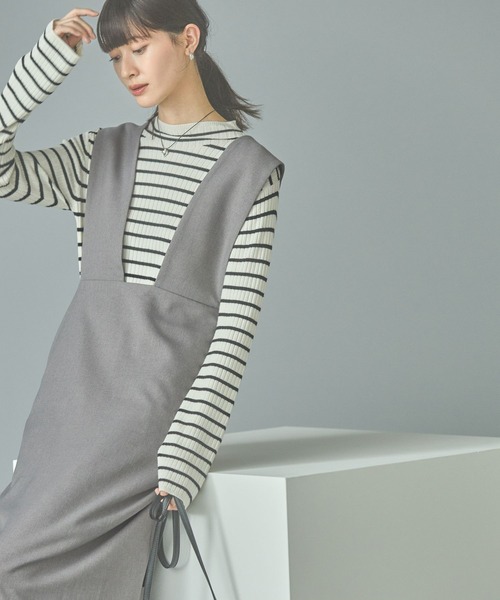 LAKOLE(ラコレ)の「ウールライクサロペット / 151103(サロペット/オーバーオール・レディース・ブラック/ブラウン/グレー・SMALL/MEDIUM)」の16枚目の写真