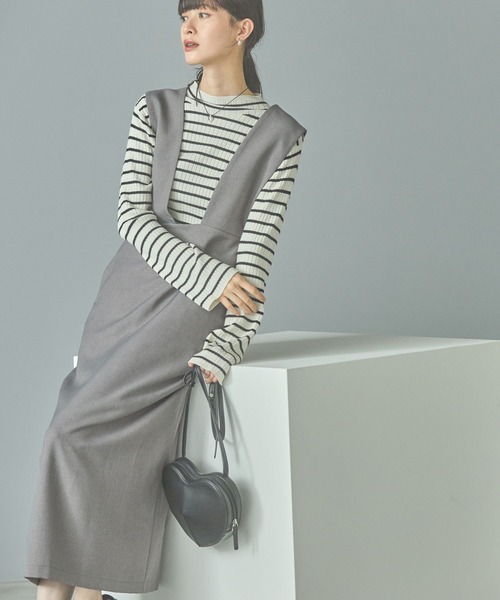 LAKOLE(ラコレ)の「ウールライクサロペット / 151103(サロペット/オーバーオール・レディース・ブラック/ブラウン/グレー・SMALL/MEDIUM)」の18枚目の写真