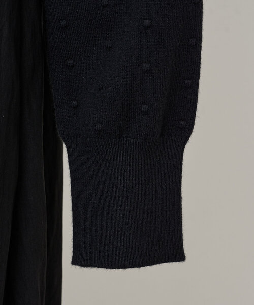 BEARDSLEY（ビアズリー）の「ドットニットコンビギャザーワンピース