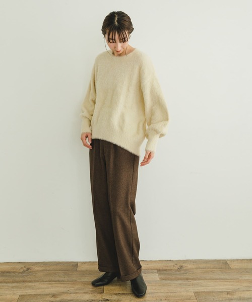 URBAN RESEARCH ITEMS / アーバンリサーチ アイテムズ シャギークルーネックニット URBAN RESEARCH ITEMS｜シャギークルーネックニット | Rakuten