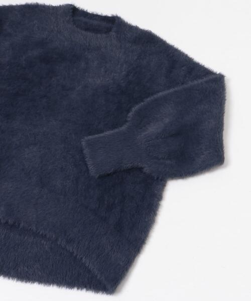 ITEMS URBANRESEARCH(アイテムズ アーバンリサーチ)の「シャギークルーネックニット(ニット/セーター・レディース・グリーン系その他/アイボリー/オレンジ/ネイビー・FREE)」の16枚目の写真