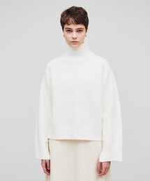 cloenc | ウール混 ハイネック ニットプルオーバー(ニット/セーター)